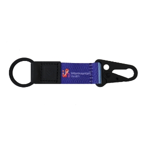 Thread Keychain Clip mutli stripe